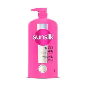 Sunsilk Luscious Thick & Long Shampoo 1L || with 3% KERA-PROTEIN COMPLEX for Thicker, Fuller & Bouncier Hair - Best price at DetectaDeal